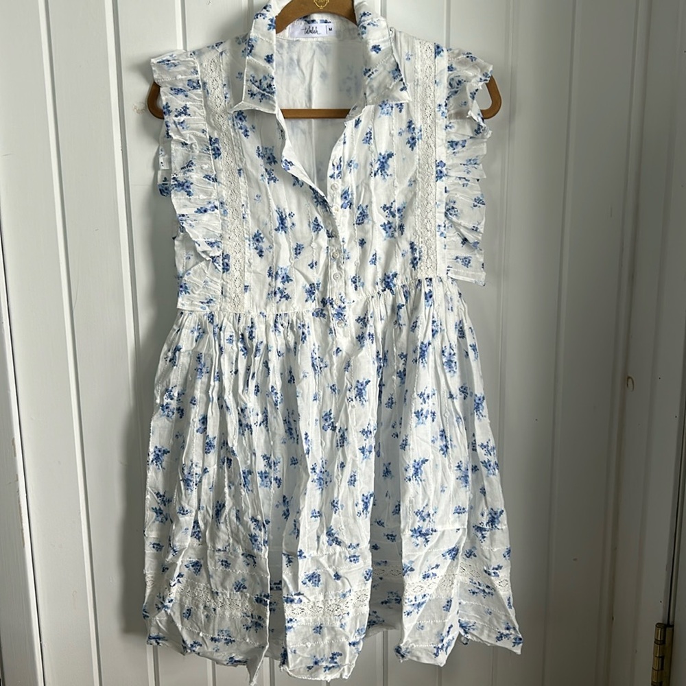 Shop Talulah Head In The Clouds Flutter Dress